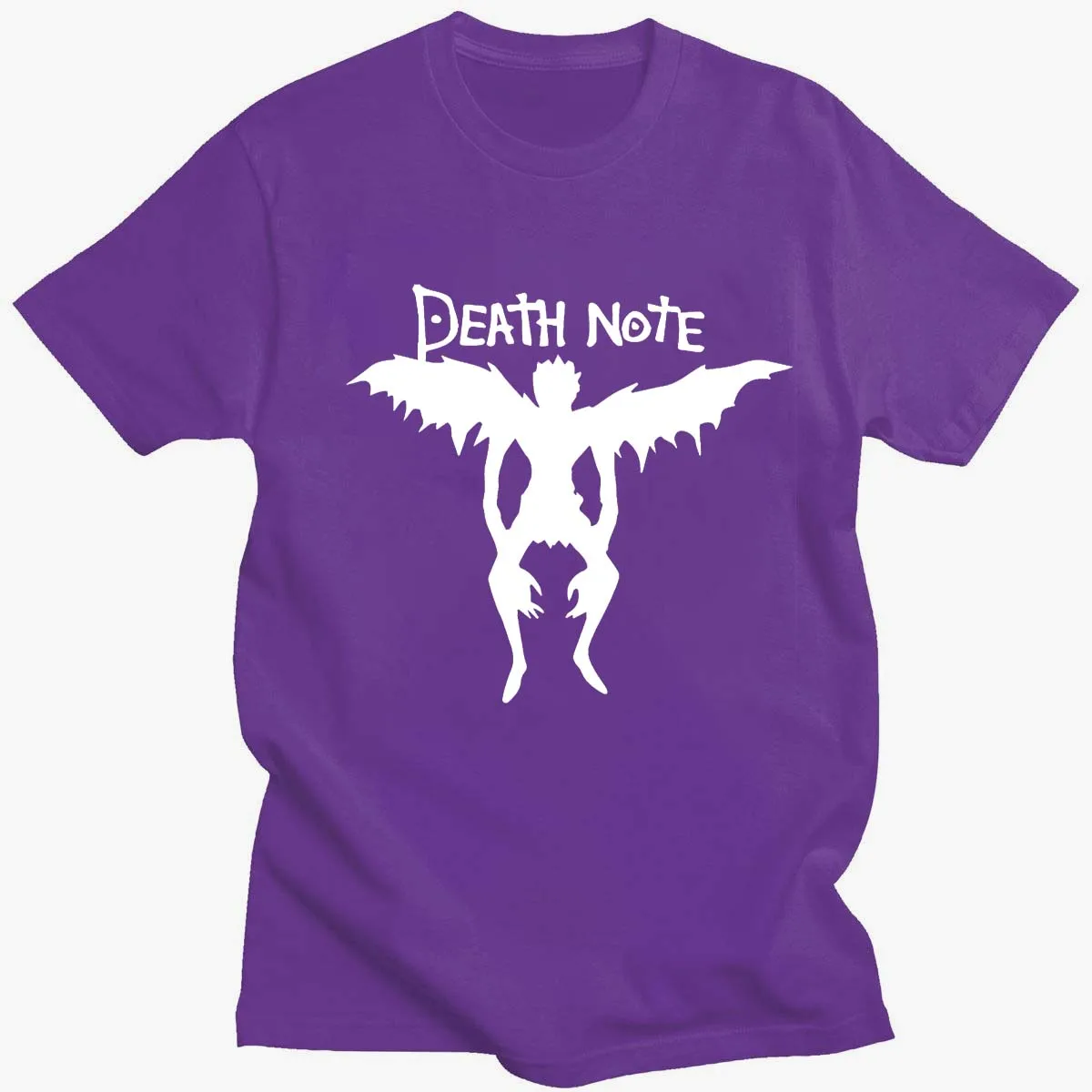 

14 Color 2021 Death Note T Shirt I Just Need Your Name Letter Print T-shirt Anime Breathing 100% Cato Hip hop Tea Shirt