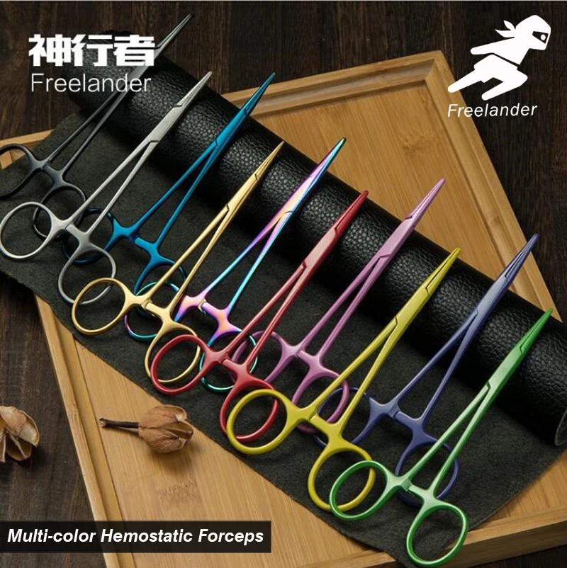 12 5 см гемостат для вытаскивания шерсти домашних животных разноцветные