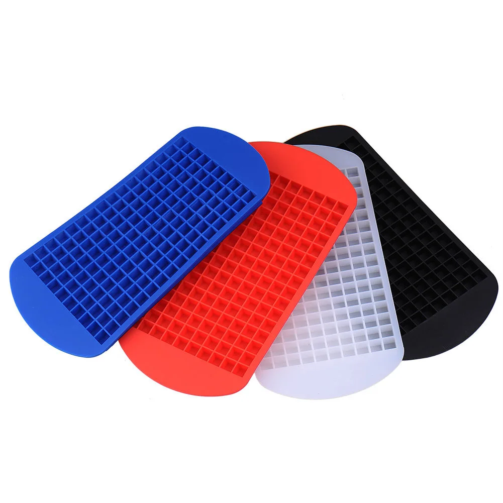 

Горячая Распродажа 160 практичная форма для льда, мини-лоток для замороженных кубиков, силиконовая форма для льда, кухонный инструмент, дропш...