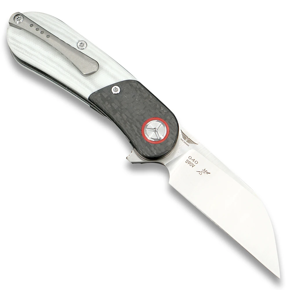 Складной карманный нож TwoSun S90V тактический охотничий для кемпинга инструмент