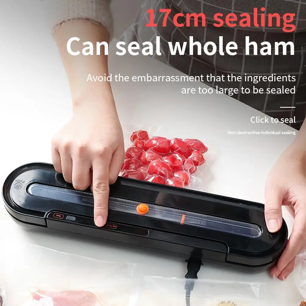 

1pc Vacuum Sealer Packaging Machine Household Vacuum 220-240v Machine Packaging Machine Sealer Food Packaging Vacuum Sealer D8Q7