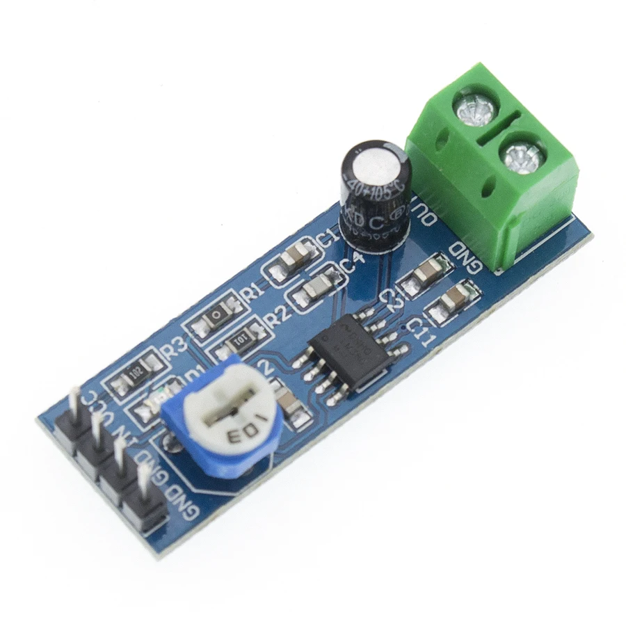 Новый модуль аудиоусилителя LM386 200 раз 5 В 12 в 10 к сопротивление|Интегральные