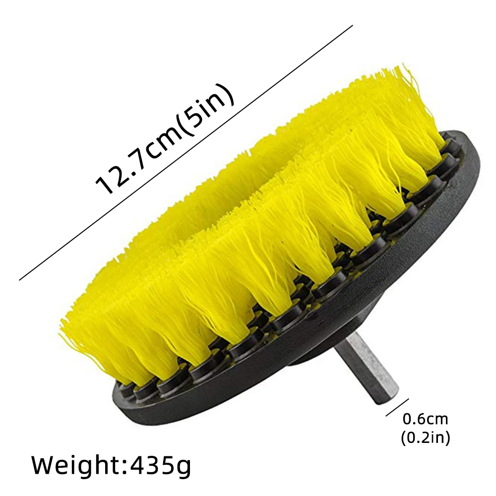 

3pcs Power Scrubber Brush Set Electric Drill Cleaning Brush For Cleaning Carpets, Kitchens And Bathrooms Drill Attachment Kit