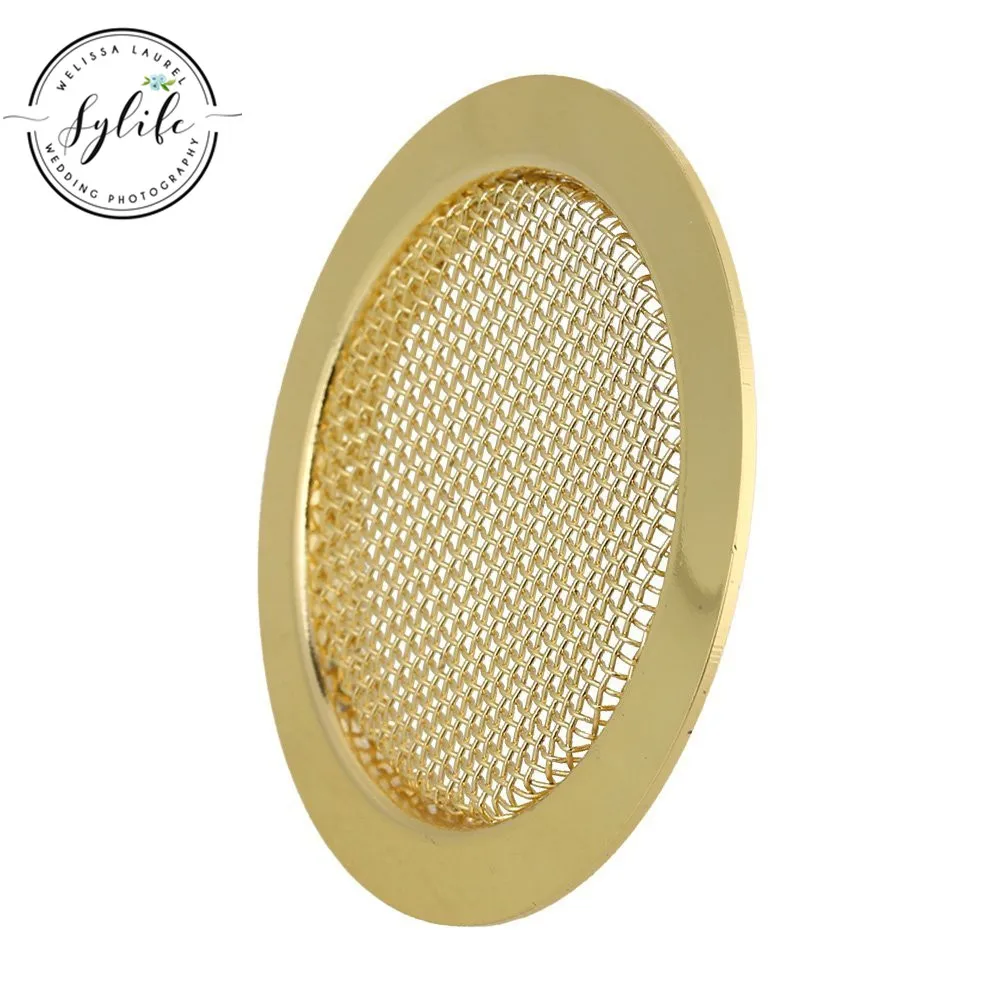 Экранированное звуковое отверстие из золотого сплава диаметром 6 см для