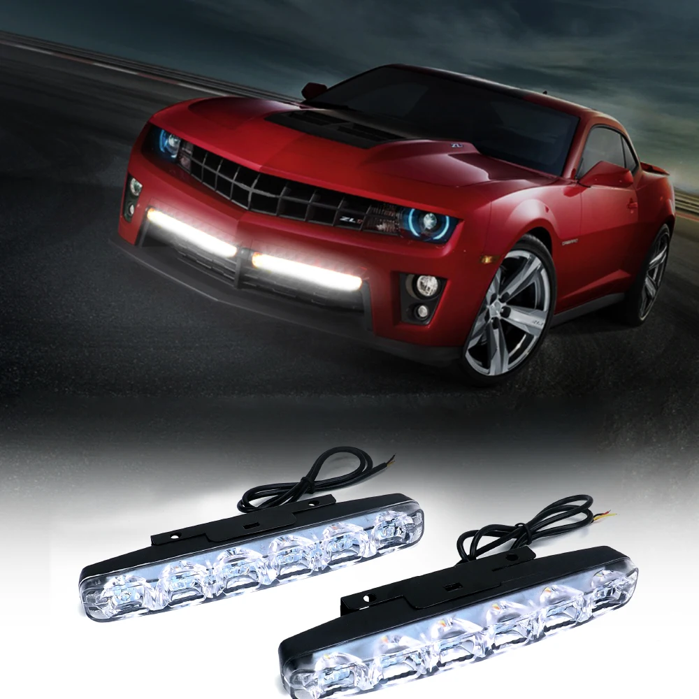 12V Ultra Bright White COB Fog Lamp LED Car Daytime Running Lights For VW Volkswagen Passat B8 B6 B7 B5.5 Golf 4 7 Styling | Автомобили и