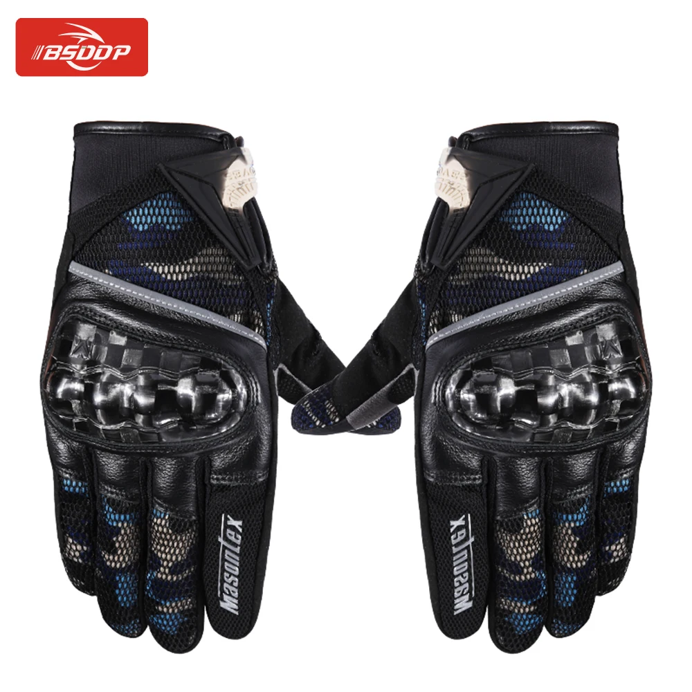 

BSDDP Motorcycle Unisex Breathable Non-Slip Cycling Gloves Touchscreen Full Finger Waterproof Outdoor Camping Hiking Protective