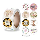 100-500 шт., наклейки для подарков на день матери