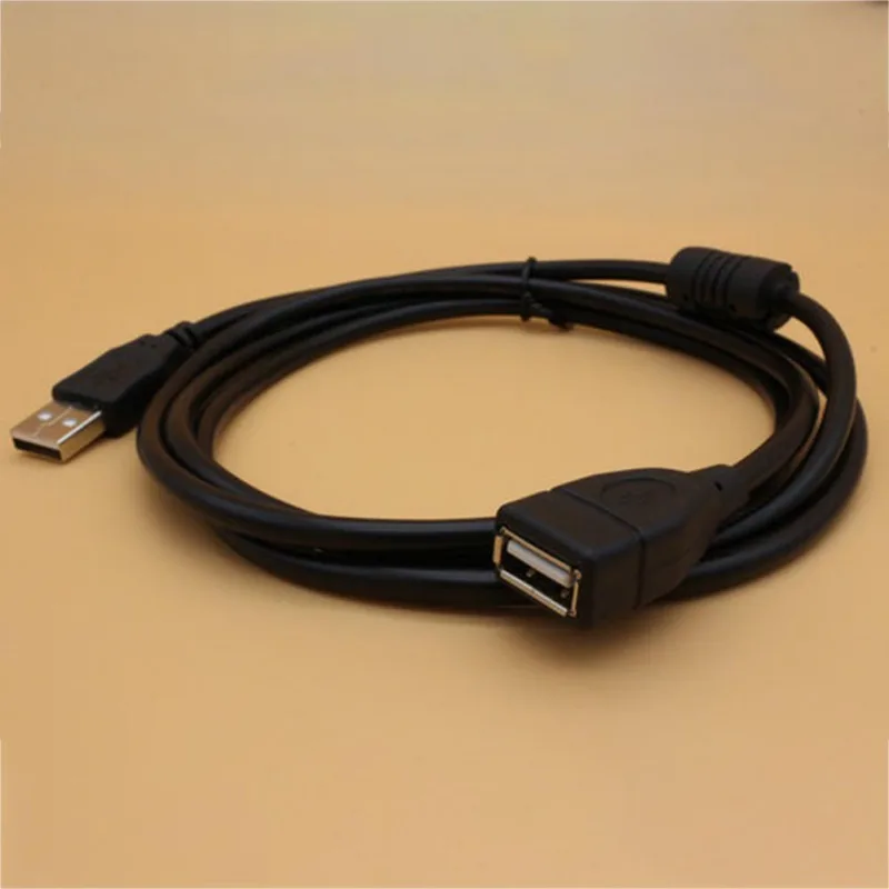 Удлинительный Кабель USB 2 0 A папа на мама кабель для синхронизации данных провод 1 5