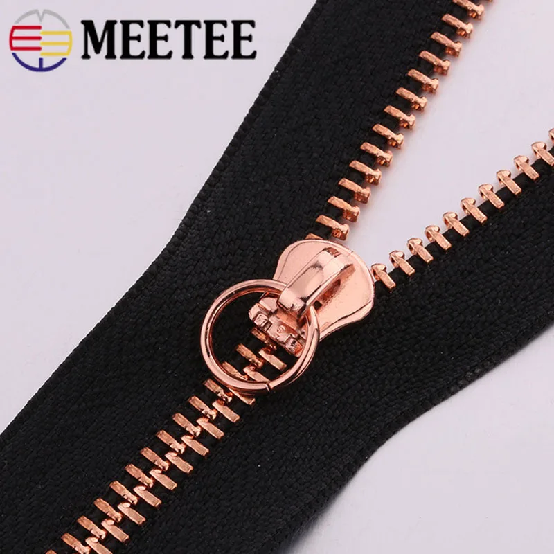 

30pcs O Ring 3# Metal Zipper Sliders Zip Repair Kit Replacement For Clothes Jacket Coat Metal Zippers DIY Sewing Accessories