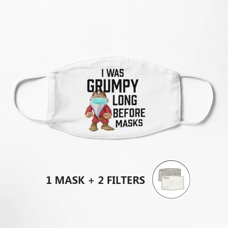 

I Was Grumpy Long Before Mask, маска от пыли, ветрозащитная многоразовая маска смываемая маска для лица Mouth