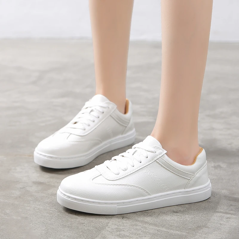 

VERCONAS New Women Heels Platforms Sneakers High Quality Lace Up Autumn Sport Casual Shoes Woman Big Size New Women Sneakers