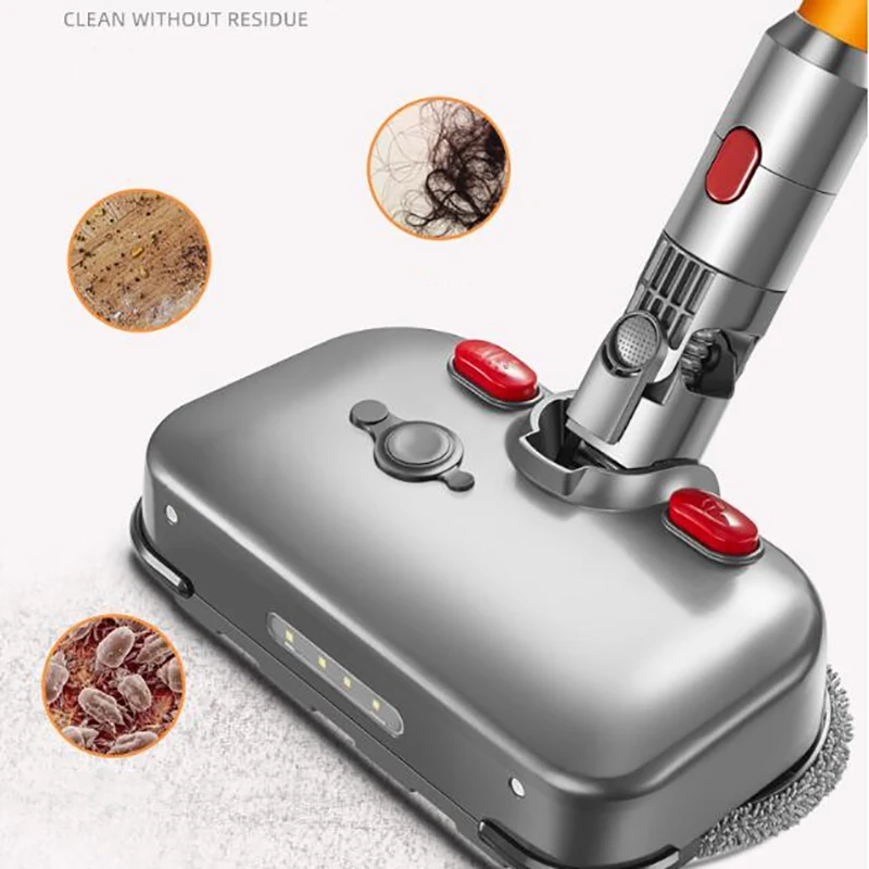 

Electric Wet Dry Mopping Head for Dyson V7 V8 V10 V11 Replaceable Parts with Water Tank Mop Head Mop Pads & Led Lights