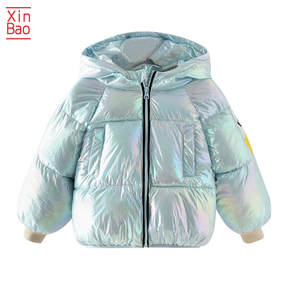 XINBAO/Новинка 2019 года зимняя куртка Детские плотные теплые парки яркие пальто с