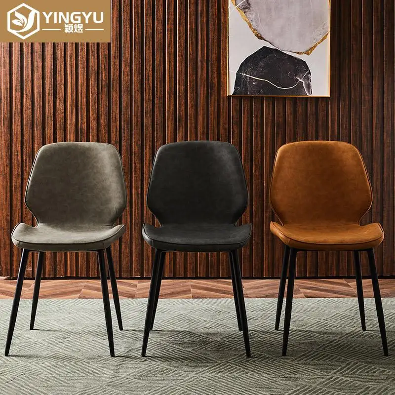 Nordic Dining Chair Modern Minimalist Home Backrest Light Luxury Single Stool Net Red Desk Makeup Creative Restaurant |