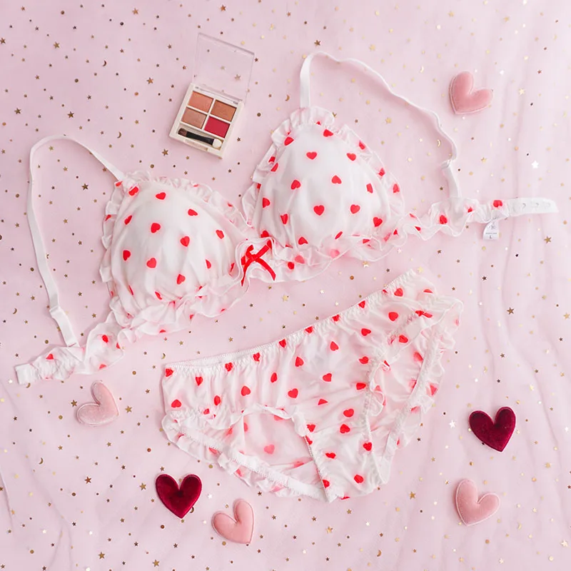 Комплект нижнего белья для девочек милое молочное шелковое белье с принтом сна