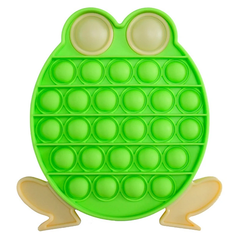 

Cute Cartoon Frog Squeeze Bubble Sensory Fidget Toy for Kids Adults Autism Special Needs Stress Reliever Anti-Anxiety Toys Gift