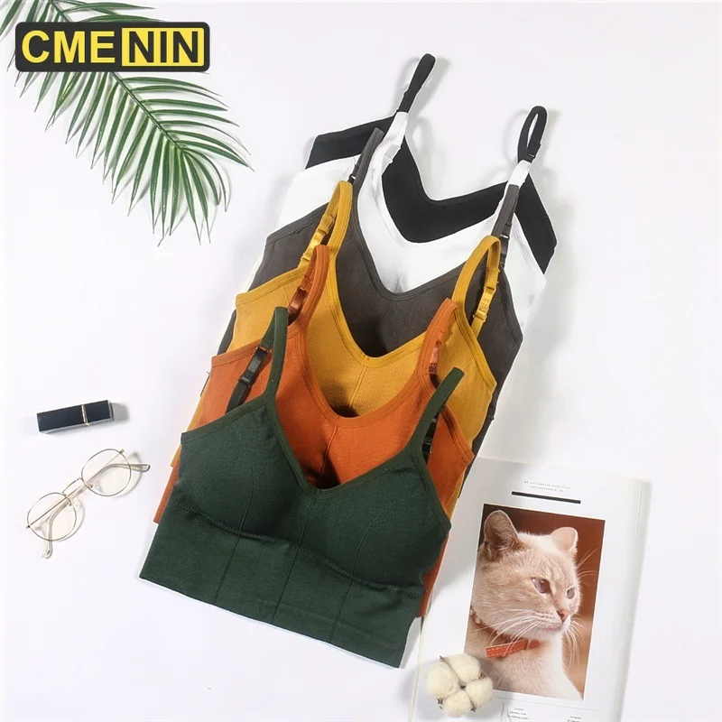 Женский спортивный бюстгальтер с чашками пуш ап|Спортивный бюстгальтер| |