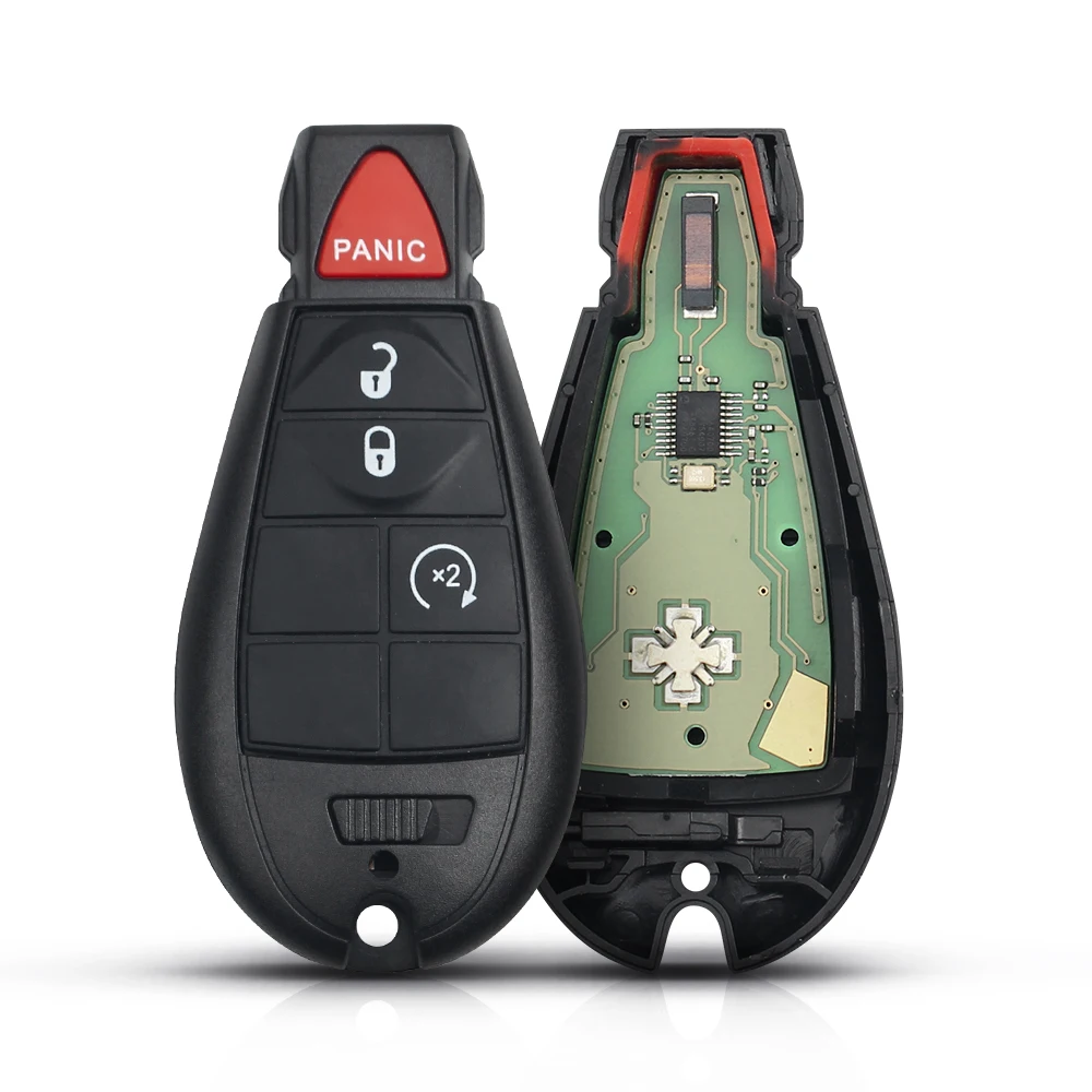 KEYYOU 3+ 1 кнопка дистанционного управления автомобильный смарт ключ-брелок без ключа для Chrysler город и страна для Dodge 300 Challenger зарядное устройство Durango Journey