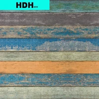 mediterranean stripe self adhesive wood grain wallpaper retro nostalgic wooden board living room home decoration wall stickers