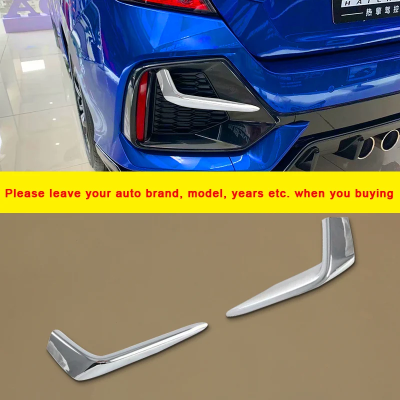 

Хромированная внешняя задняя противотуманная фара, задняя фара, задняя фара для Honda Civic Hatchback, Civic Si 2020-2021, Автозапчасти для автомобилей