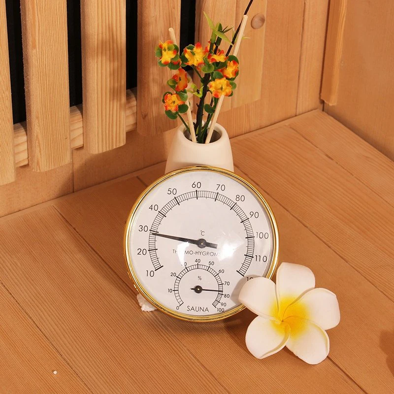 

Stainless Steel Thermometer Hygrometer for Sauna Room Temperature Humidity Meter Household Merchandises