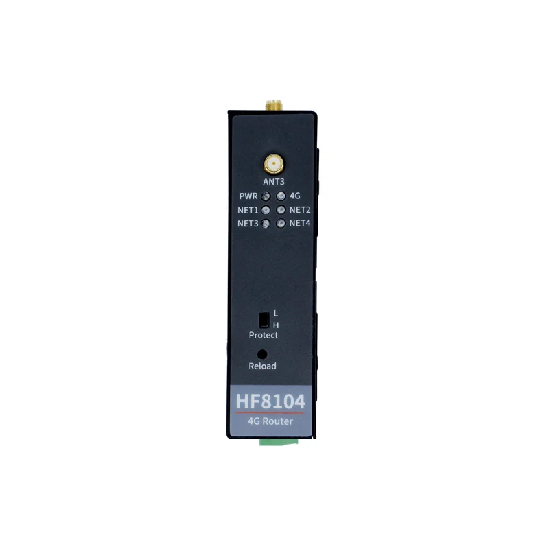 Высокоскоростной четырехпортовый маршрутизатор HF HF8104 DIN Rail 4G двунаправленная