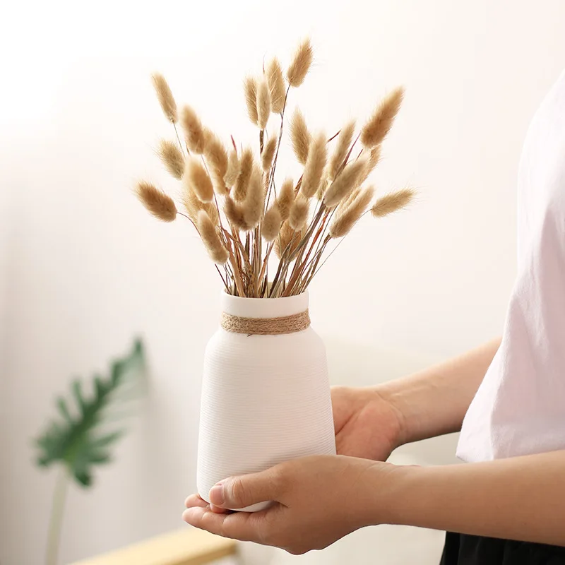 Сушеные цветы с 30 стеблями пампасная трава натуральные растения Цветочная