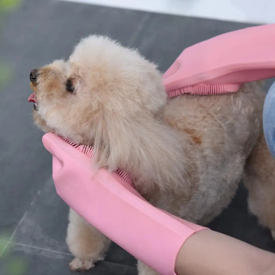 Pet Уход за лошадьми перчатки для очистки после домашних питомцев массаж