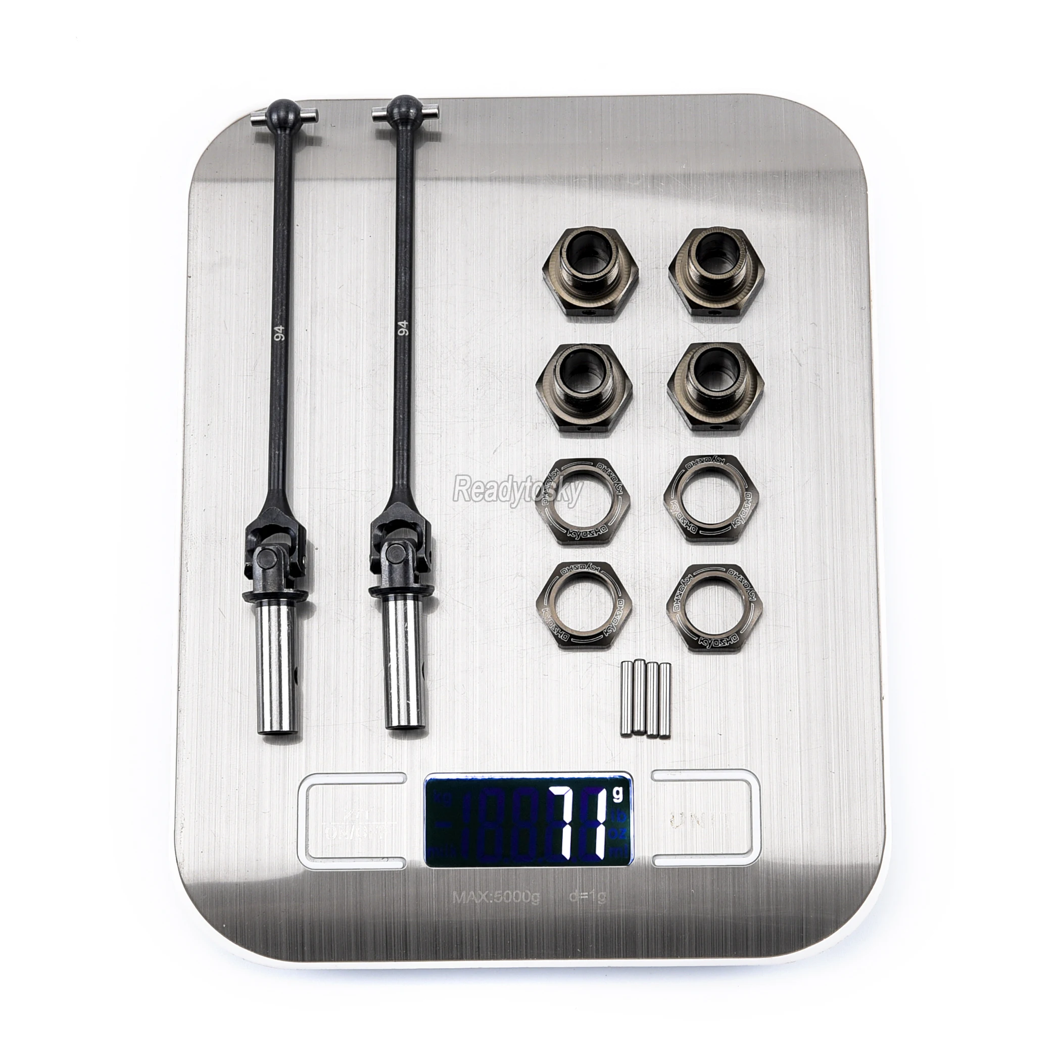 

CVD Transmission Shaft 94MM Front and Rear Wheels Universal Drive Shaft with Coupling For Japan KYOSHO MP10