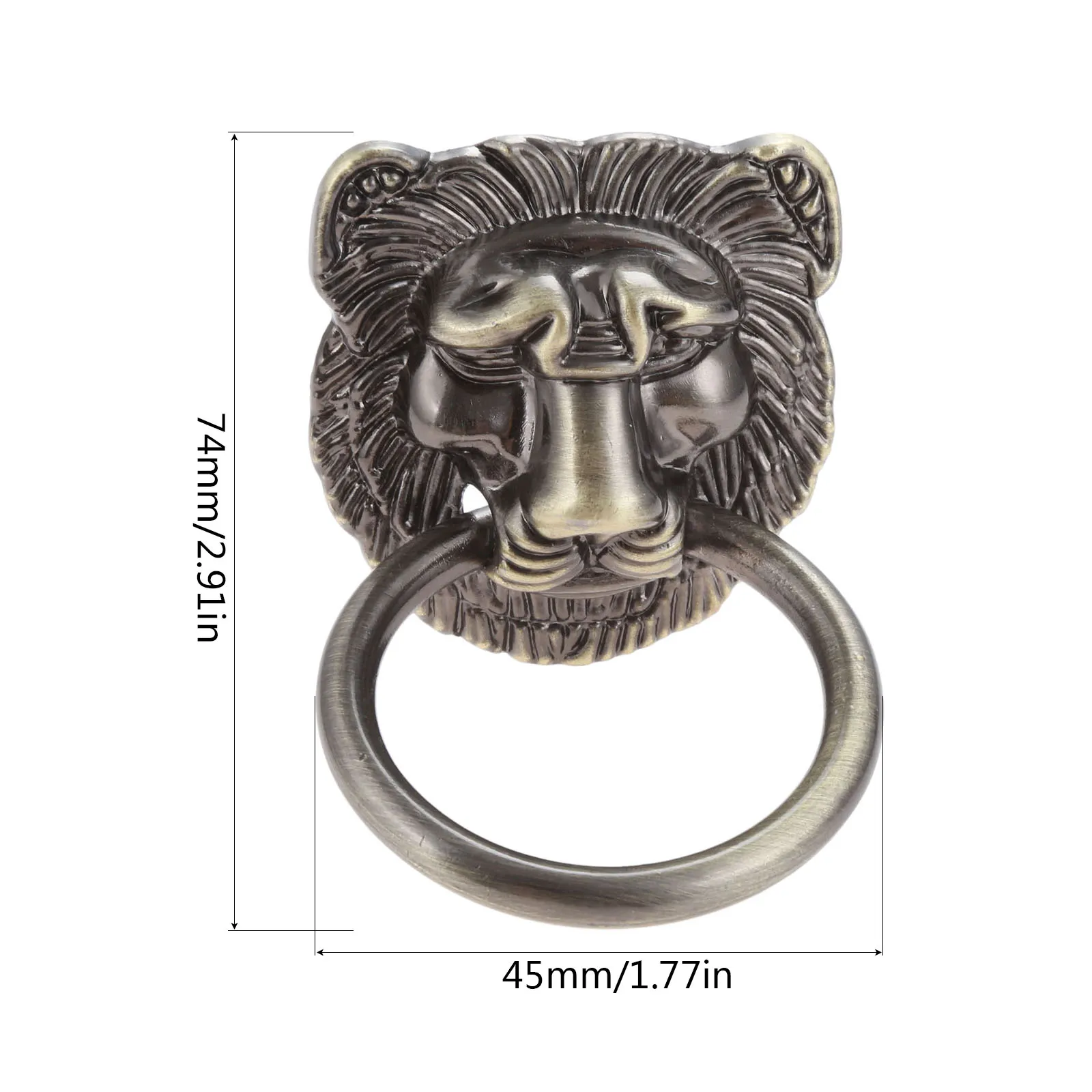 1 шт. Античная ручка в форме льва дверные ручки аксессуары для шкафов буфетов