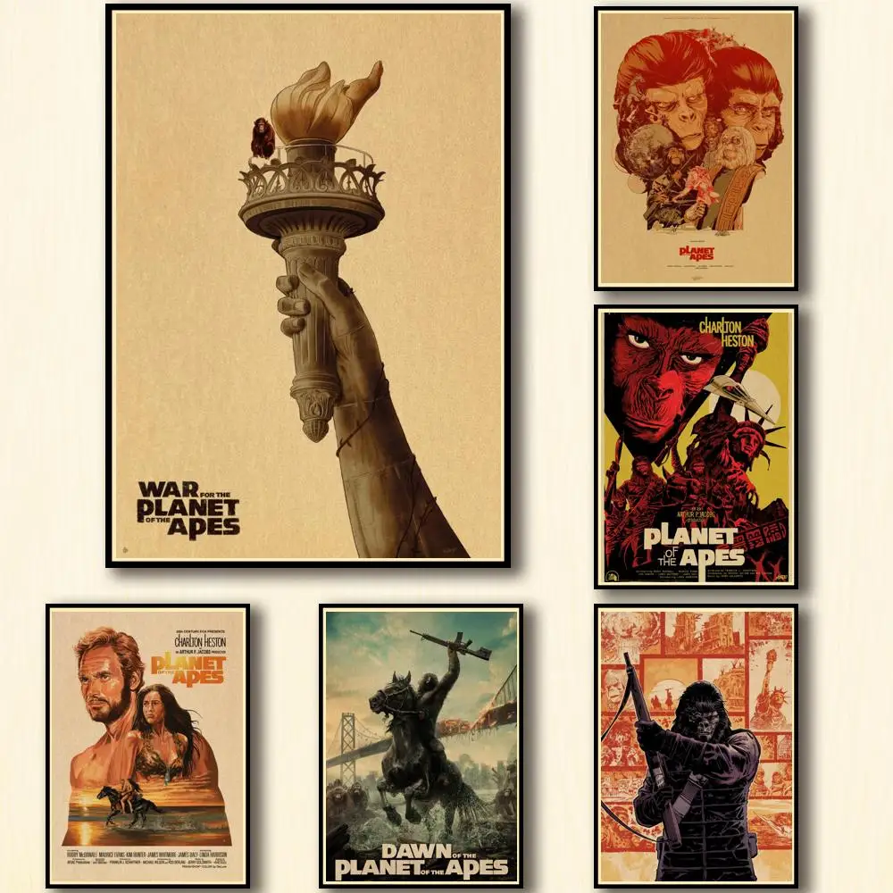 35 дизайнов картина &quotпланета обезьянов&quot искусство необычные наклейки на стену