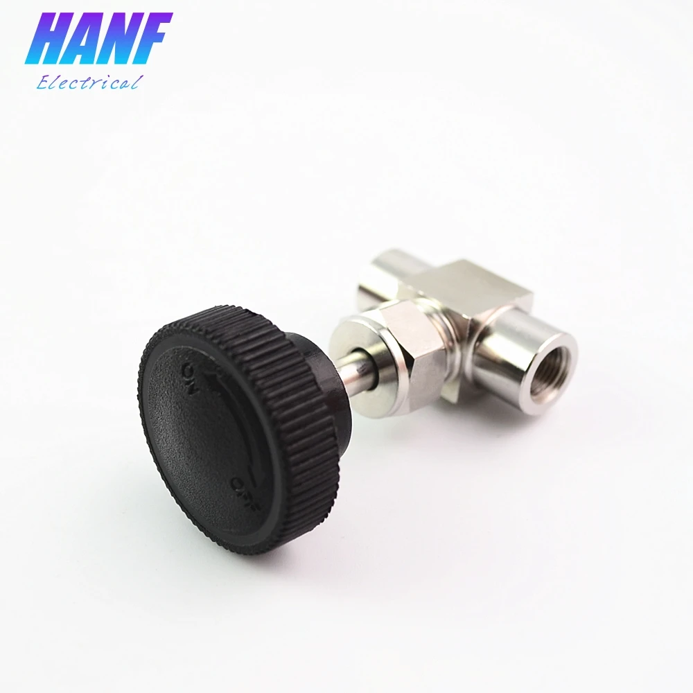 Регулируемый игольчатый клапан 1 шт. 1/8 &quot1/4&quot 3/8 &quot1/2&quot BSP равная Женская нить SS304
