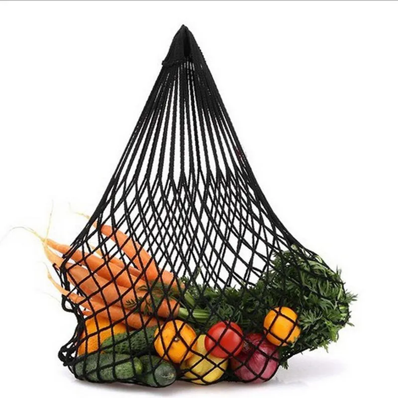 Продуктовый сетчатый мешок для картофеля из органического хлопка цвет шнура