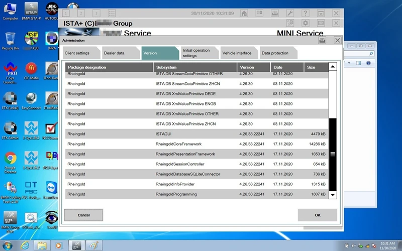Win10 64bit icom A + B C программное обеспечение 720 ГБ SSD V06.2021 cf19 CF30 cf52 d630 x201 x201t E6420 x200t