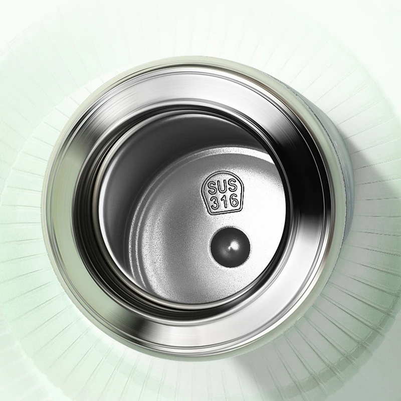 

Dual-Use Lid As Cup Thermos Bottle 316 Stainless Steel Vacuum Flask 500ml Big Tumblers Travel Coffee Cups Long Time Insulation