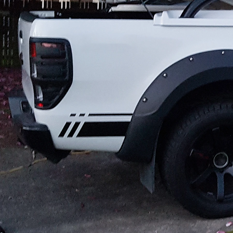 Автомобильные аксессуары 2 шт. градиентная Боковая дверь в полоску графическая