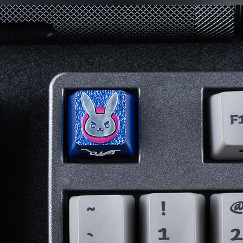 [HFSECURITY] DVA розовый цветной 3D алюминиевый ключ D. Колпачки для механической