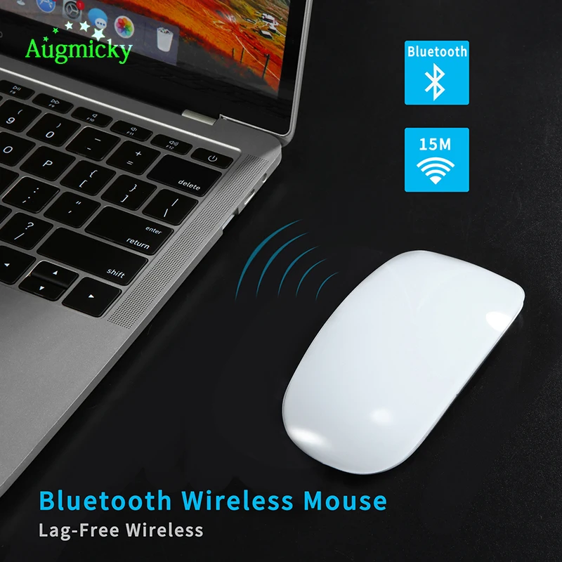 Apple style Magic Touch Bluetooth 3,0 Беспроводная мышь эргономичная тонкая дуговая мышь USB 2,4G Беспроводная игровая мышь для ноутбуков, Mac PC