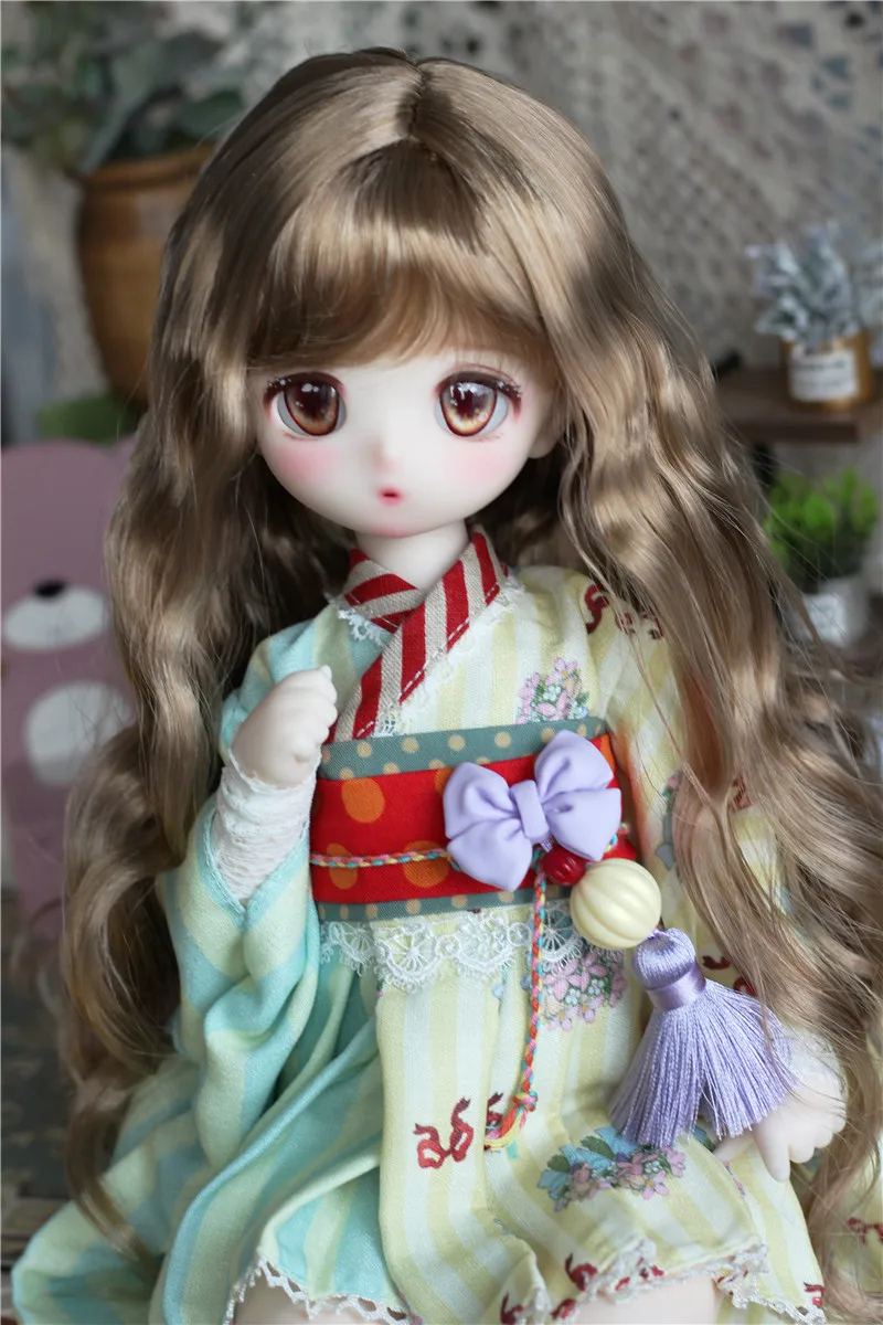 

4 '3 point 6 point BJD.DD. Shredded milk with little wavy long hair