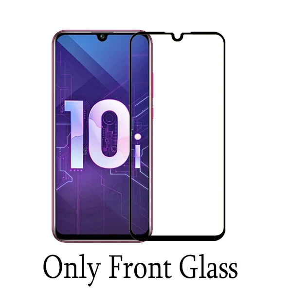 1pcs front glass 2в1 Защитное стекло для huawei honor 10i закаленное стекло на huwei honer 10 i honor 10i HRY-LX1T Защитная пленка для объектива камеры - Цвет: 1pcs front glass