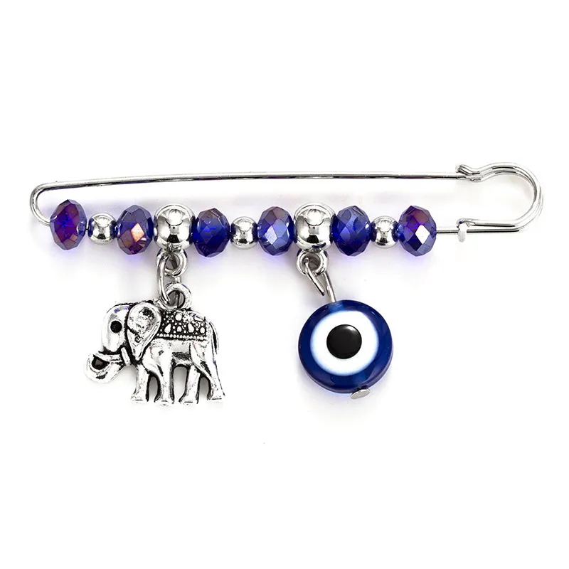 Lucky Blue Evil Eye подвески брошь из бисера Pin черепаха слон кулон животное броши для