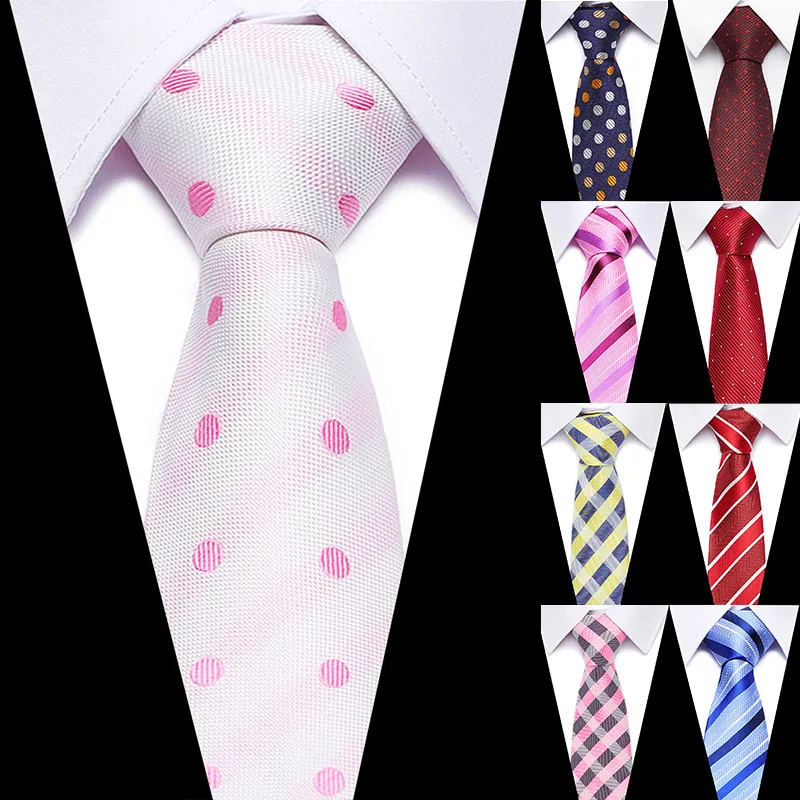 Свадебные жаккардовые галстуки тканые в горошек 100% шелк мужской однотонный