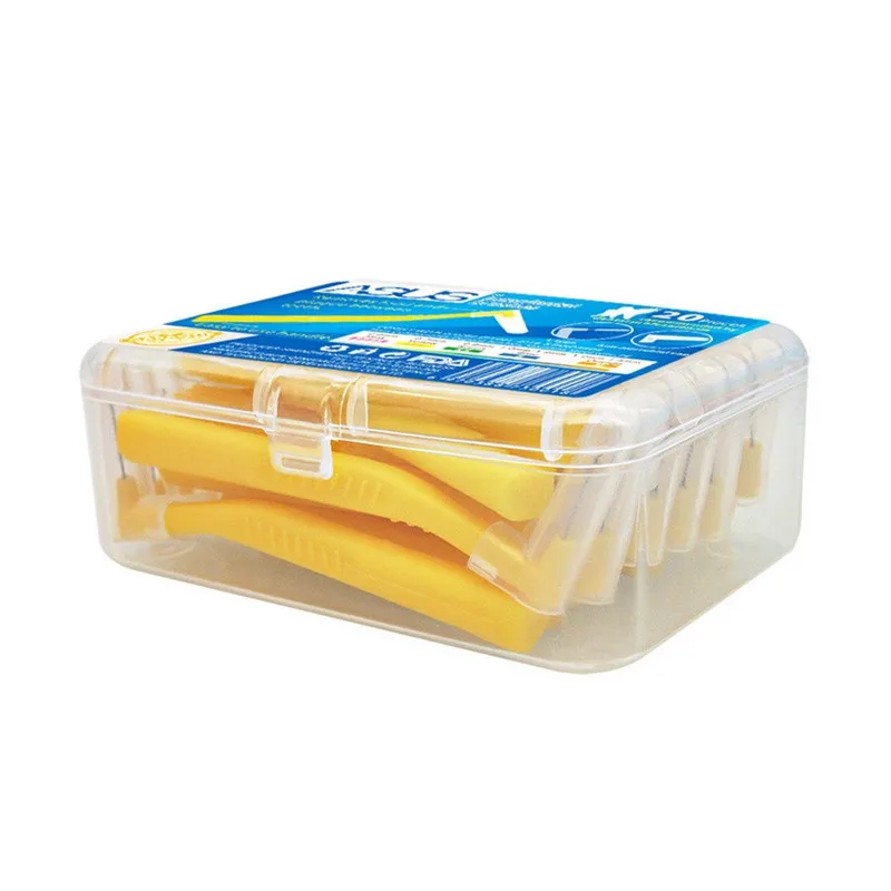 L Форма пуш-ап-межзубная щетка 20 шт./кор. Уход за полостью рта Отбеливание Зубов