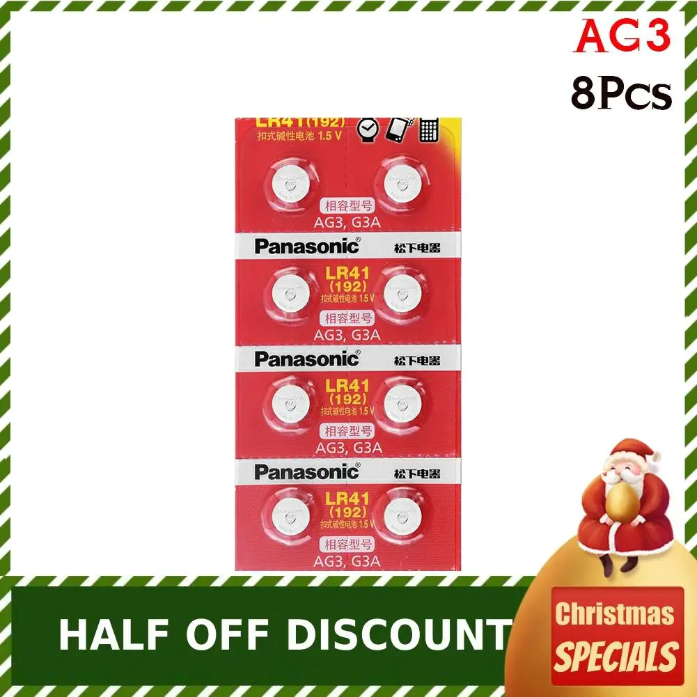 Батарейка AG3 LR41 192 V3GA Coin SR41W SR41SW SR415W TR41SW для игрушек часов Кнопочная батарейка 1 5 в