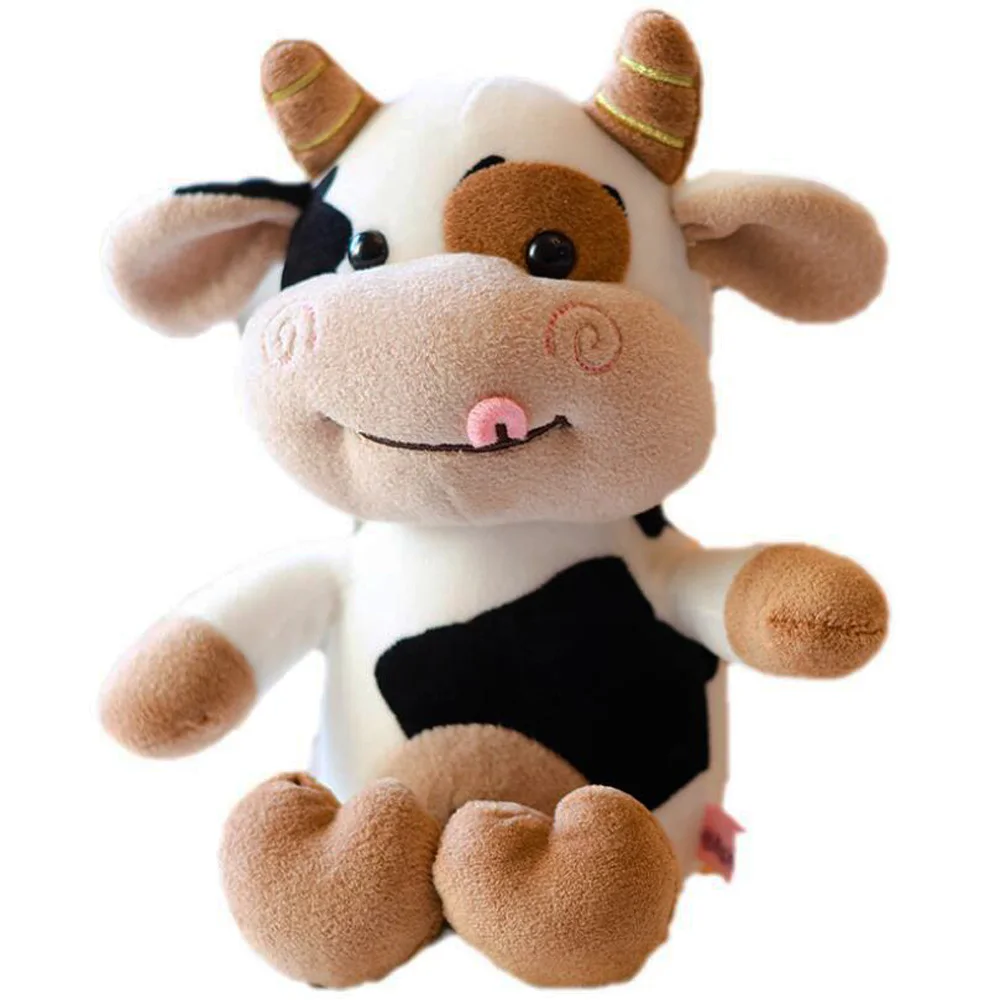 

Cute Black White Cow Doll Children Stuffed Plush Toy Birthday Christmas Gifts