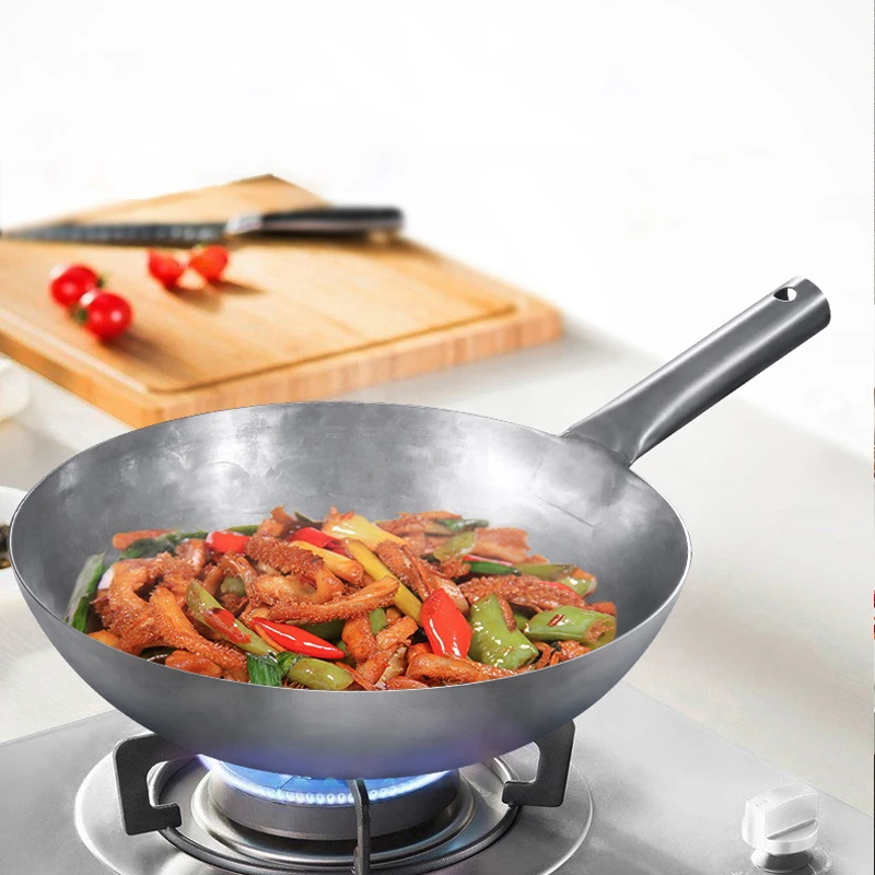 Высокое качество чистого титана Wok 2 мм Толстый Круглый нижний светильник