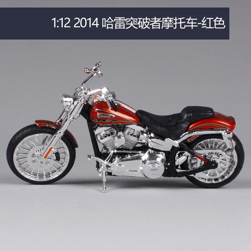 Maisto 1:12 Harley Davidson 2014 cvo пробойник мотоцикл металлическая модель игрушки для детей