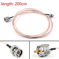 artudatech 15cm50cm200cm rg316 cable bnc male plug to pl259 uhf male crimp jumper pigtail 6in fpv