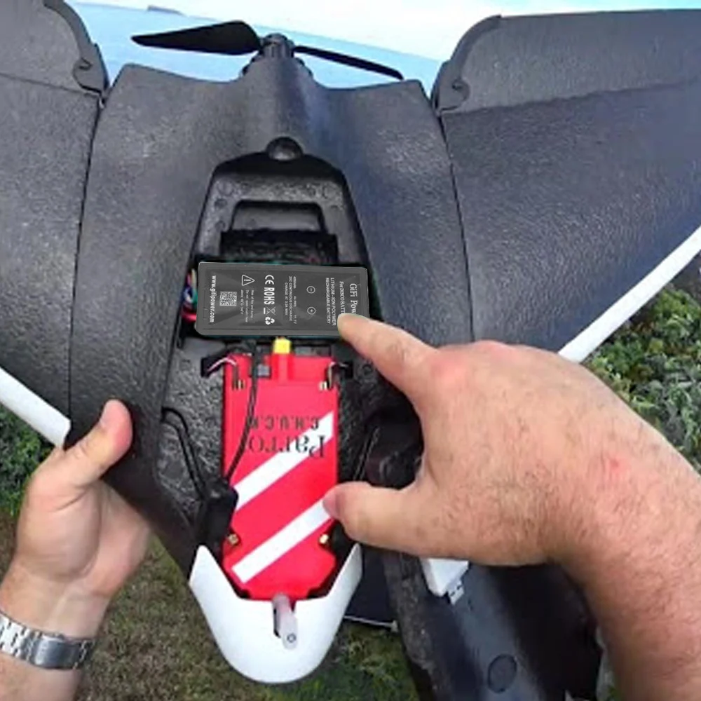 

Upgrade 11.1v 4050mah Li-po rechargeable Battery For Parrot Disco FPV Drone high quality battery