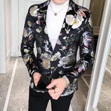 Blazer à carreaux de couleur pour homme, Slim, décontracté, tenue de soirée, de mariage, d'affaires  (2)